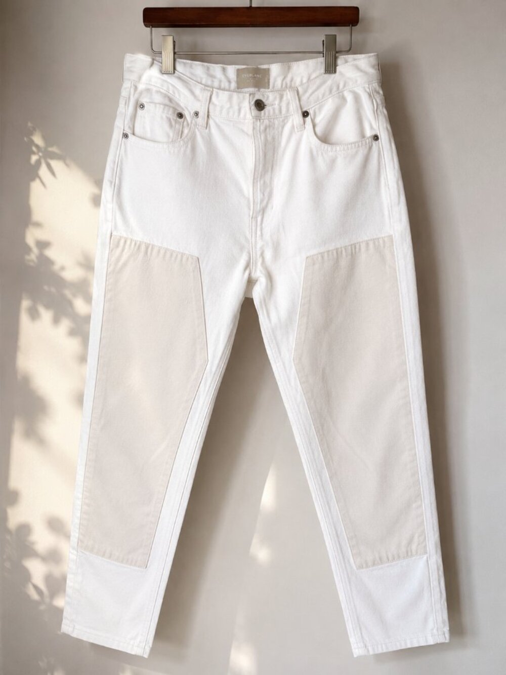Everlane The '90s Cheeky Jeans | White Organic Cotton High Rise | Size 28